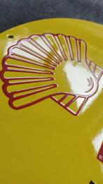 Shell - Benzin Pumpe Shell OIL Öl gas station enamel sign