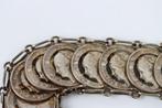 Nederland. Bedelarmband Wilhelmina Zilver (34.6 Gram)