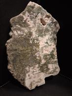 Natural Moss Agate - rough agate slab - 15.5 x 9.5 cm - high, Verzenden