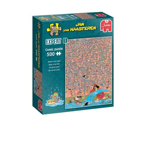 Jan Van Haasteren Puzzel Waar Is Het Lek? Expert 500 Stukjes, Kinderen en Baby's, Speelgoed | Kinderpuzzels, Nieuw, Verzenden