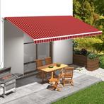 vidaXL Luifeldoek 600x300 cm canvas oranje en bruin, Tuin en Terras, Zonneschermen, Verzenden, Nieuw