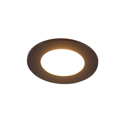 Moderne inbouwspot zwart incl. LED 3-staps dimbaar IP65 -, Tuin en Terras, Buitenverlichting, Nieuw, Kunststof