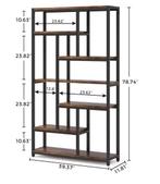 Industriële Boekenkast Extra Hoog – 7 Lagen, 10 Planken, Huis en Inrichting, Kasten | Boekenkasten, Verzenden, Nieuw
