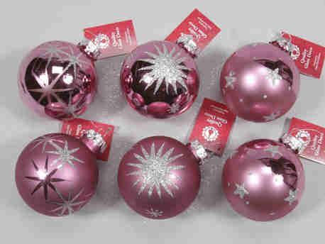Kerstballen box decobal glasbal heather doos 12 st, Hobby en Vrije tijd, Knutselen, Nieuw, Ophalen of Verzenden