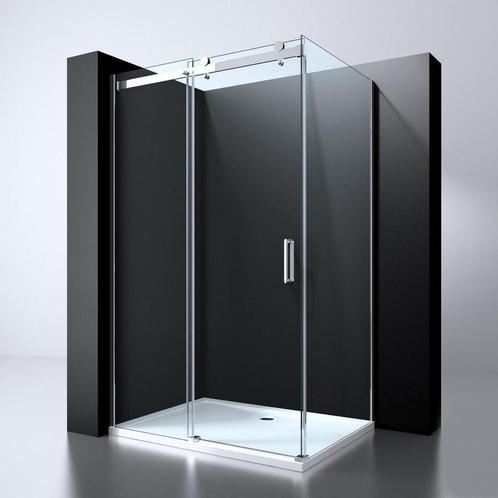 Best Design Erico-Rechthoek Cabine Schuifdeur & Wand, Doe-het-zelf en Verbouw, Sanitair, Douche, Nieuw, Chroom, Ophalen of Verzenden