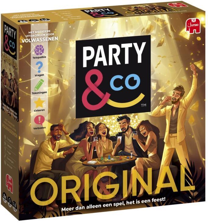 Party & Co. Original | Jumbo - Gezelschapsspellen, Hobby en Vrije tijd, Gezelschapsspellen | Bordspellen, Nieuw, Verzenden