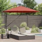 vidaXL Parasol Terracotta 294 x 294 x 248 cm Polyester en, Verzenden, Nieuw, 2 tot 3 meter