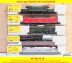 Marklin modeltreinen, locomotieven, wagons, rails, 2dehands, Hobby en Vrije tijd, Modeltreinen | H0, Gebruikt, Wisselstroom, Märklin