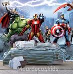 Avengers fotobehang XL, afm. 360 x 270 cm, vlies behang, Kinderen en Baby's, Kinderkamer | Inrichting en Decoratie, Nieuw, Ophalen of Verzenden