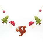 Vilten slinger - Eekhoorn in het bos - 75cm NIEUW, Ophalen of Verzenden, Nieuw