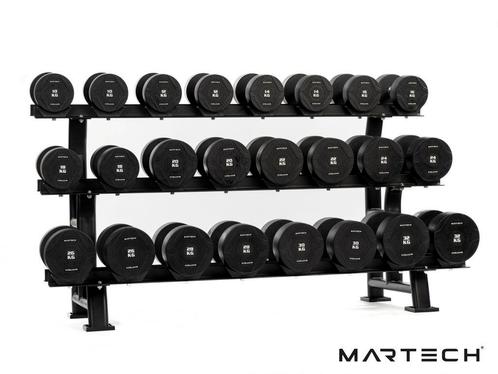 2 - 24KG Polyurethaan halters // incl. rack //10% korting, Sport en Fitness, Fitnessmaterialen, Dumbbell, Nieuw, Armen, Benen