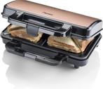 Bestron XL Tosti ijzer voor 2 Tostis, Tosti apparaat met, Ophalen of Verzenden, Nieuw