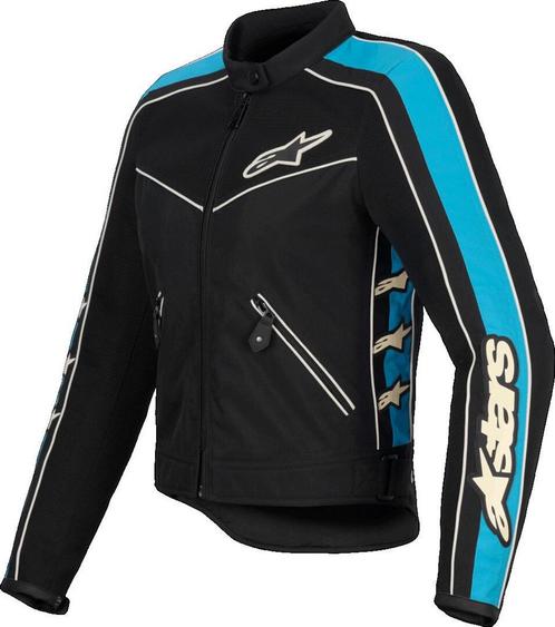 Alpinestars Stella T-Dyno Air Zwart Licht Blauw Ecru Dames, Motoren, Kleding | Motorkleding, Dames, Nieuw met kaartje, Jas | textiel