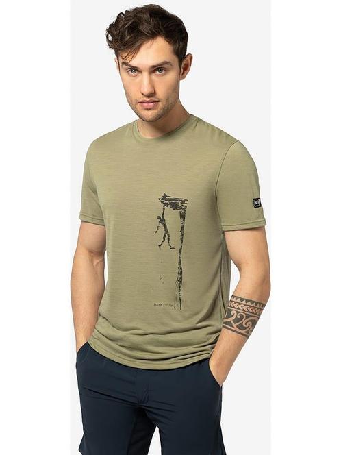 ≥ SALE -41% | super.natural Shirt Clifhanger kaki | OP=OP — T-shirts ...