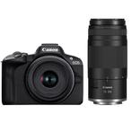 Canon EOS R50 Black + RF-S 18-45mm + RF 75-300mm, Audio, Tv en Foto, Fotocamera's Digitaal, Ophalen of Verzenden, Nieuw, Canon