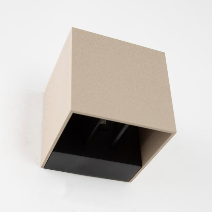 Shift Up en Down Wandlamp Champagne/Zwart met LED, Huis en Inrichting, Lampen | Spots, Verzenden