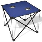 vidaXL Campingtafel inklapbaar (blauw), Caravans en Kamperen, Verzenden, Nieuw