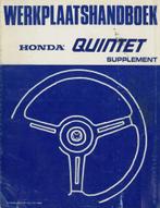 1982 Honda Quintet Werkplaatshandboek Supplement, Auto diversen, Handleidingen en Instructieboekjes, Verzenden