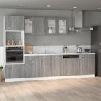 vidaXL Onderkast Lyon 60x46x81,5 cm grijs sonoma, Huis en Inrichting, Keuken | Keukenelementen, Verzenden, Nieuw, Grijs