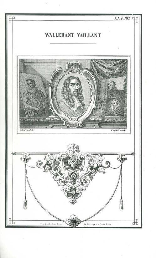 Portrait of Wallerant Vaillant, Antiek en Kunst, Kunst | Etsen en Gravures