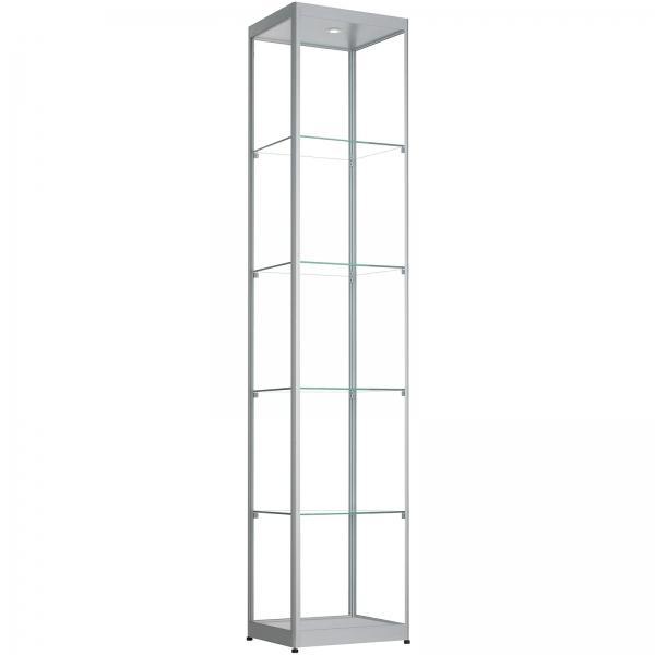 Vitrinekast 200x30x30, Huis en Inrichting, Kasten | Vitrinekasten, 200 cm of meer, Nieuw, Glas, Verzenden