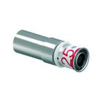 Uponor S-Press Plus perskoppeling Ø25x22 koper vernikkeld, Verzenden, Nieuw