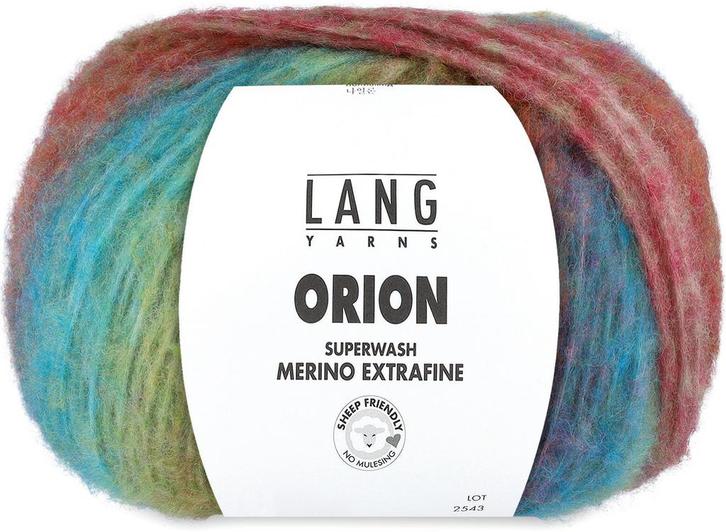 Lang Yarns Orion - 02 Herfst - Premium Merino Wol-mix Kleu, Hobby en Vrije tijd, Breien en Haken, Ophalen of Verzenden