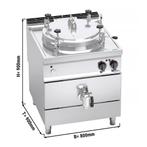 GGM Gastro | Elektrische snelkookketel - 150 liter - 18 kW -, Zakelijke goederen, Horeca | Keukenapparatuur, Verzenden, Nieuw in verpakking