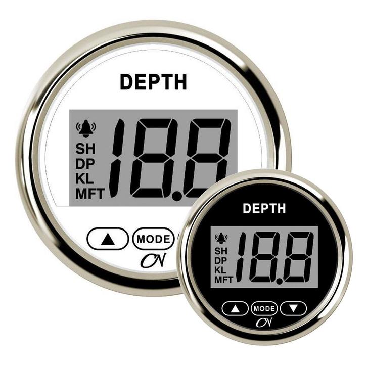 CN Dieptemeter met Spiegeltransducer 12V-Wit, Watersport en Boten, Bootonderdelen, Nieuw, Ophalen of Verzenden