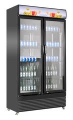 Combisteel Horeca Koelkast | 2 Glasdeuren | 780L | Zwart | +, Ophalen of Verzenden, Nieuw
