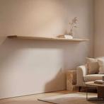 Wandplank verjongd  op maat gemaakt van massief eiken 60x15, Huis en Inrichting, Woonaccessoires | Wandplanken en Boekenplanken