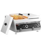 GGM Gastro | Dubbele friteuse - 600mm - 13+13 liter - 9 kW -, Witgoed en Apparatuur, Verzenden, Nieuw