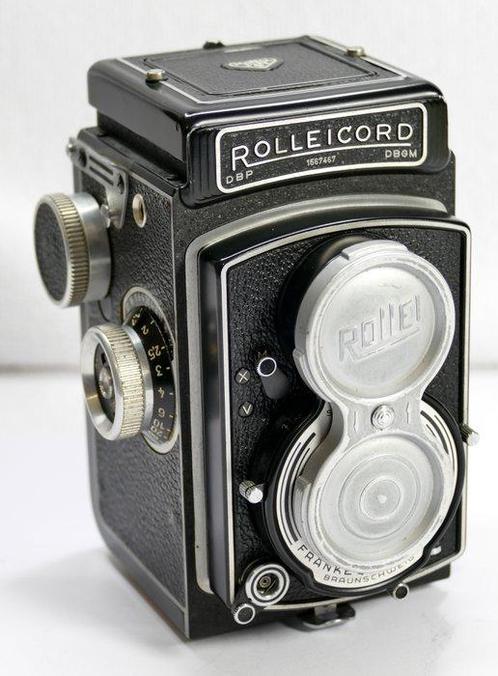 Rolleicord V twin eye reflex 120 / medium formaat camera, Audio, Tv en Foto, Fotocamera's Analoog
