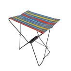 Kruk - primaire kleuren - Metaal, stof - Vintage