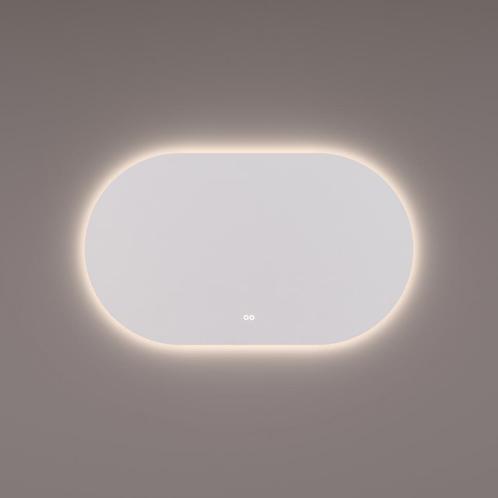 Spiegel Hipp Design SPV 14700 Ovaal Met Verlichting Incl., Doe-het-zelf en Verbouw, Sanitair, Bad, Nieuw, Ophalen of Verzenden