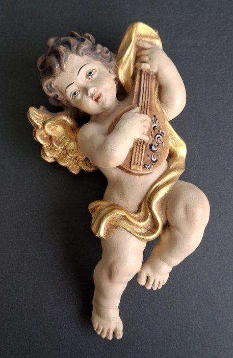 Beeldje - Südtirol Engel Putte ca. 23 cm - Hout, Antiek en Kunst, Antiek | Boeken en Bijbels