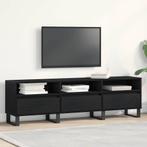 vidaXL TV-kast Zwart eiken 150 x 30 x 44.5 cm Bewerkt hout, 100 tot 150 cm, Verzenden, Nieuw, Minder dan 100 cm