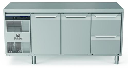 KOELWERKBANK 440 L, 2 DEUREN, 2 LADEN, VLAK BLAD, R290, Zakelijke goederen, Horeca | Keukenapparatuur, Verzenden