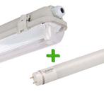 IP65 LED TL armatuur 120 cm enkel + LED TL buis | 18 watt |, Verzenden, Nieuw, Functioneel