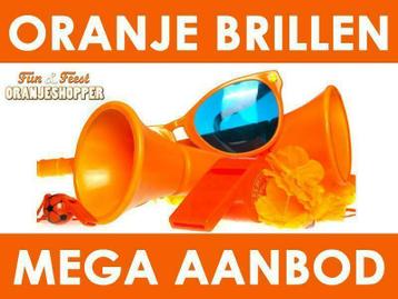Oranje brillen bestellen - Oranjeshopper.nl