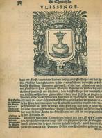 Cartografische prent van Vlissingen, Antiek en Kunst