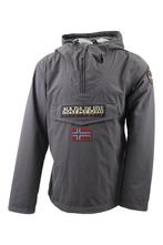 Napapijri Jas in maat L Grijs, Kleding | Heren, Verzenden, Zo goed als nieuw, Overige kleuren, Napapijri