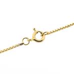 Gouden Venetiaanse schakel ketting | 43 cm (veerring), Sieraden, Tassen en Uiterlijk, Kettingen, Ophalen of Verzenden, Gebruikt