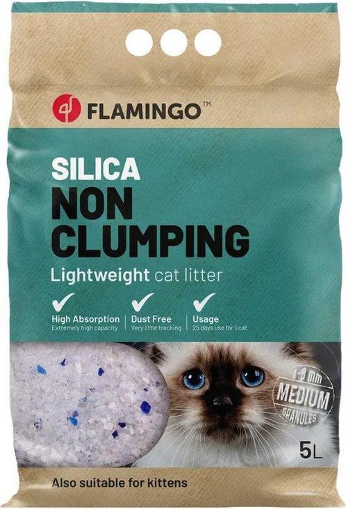 Kattenbakvulling Silica  6 x 5L +1x Gratis kattenspeelhengel, Dieren en Toebehoren, Kattenbakken, Zelfreinigend, Nieuw, Open
