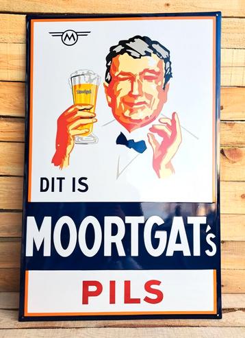 Moortgat's Pils Emaille reclamebord beschikbaar voor biedingen