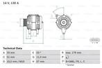 Dynamo / Alternator HYUNDAI i20 I (1.1 CRDi,1.4 CRDi), Auto-onderdelen, Motor en Toebehoren, Nieuw, Ophalen of Verzenden