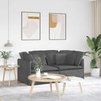vidaXL Modulaire bank met kussens corduroy stof donkergrijs, Huis en Inrichting, Banken | Bankstellen, Verzenden, Nieuw, Stof