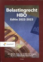 Belastingrecht HBO editie 2022 2023 9789001754259, Verzenden, Zo goed als nieuw