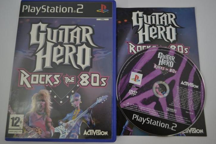 Guitar Hero Rocks the 80s (PS2 PAL), Spelcomputers en Games, Games | Sony PlayStation 2, 1 speler, Zo goed als nieuw, Verzenden
