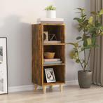 vidaXL Dressoir 34,5x32,5x90 cm bewerkt hout gerookt, Verzenden, Nieuw, 25 tot 50 cm, Overige houtsoorten